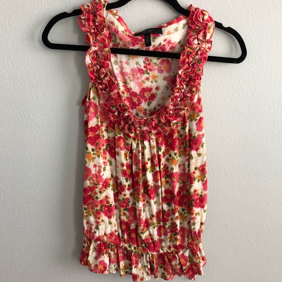 Jessica Simpson Tops - Jessica Simpson Floral Tank | Size XS